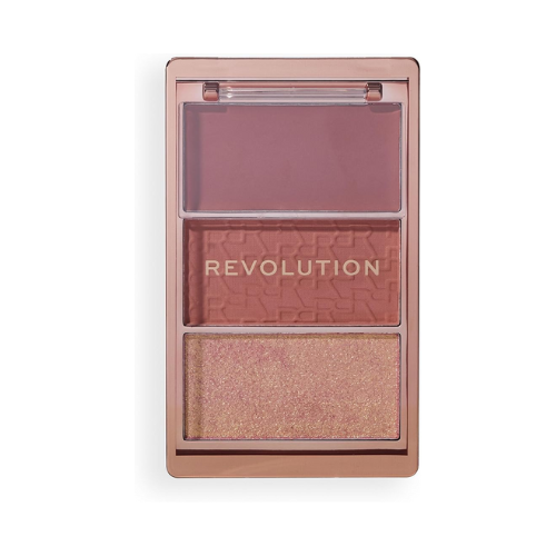 Revolution, Blush Icon Palette, Cream & Pressed Powder Blusher