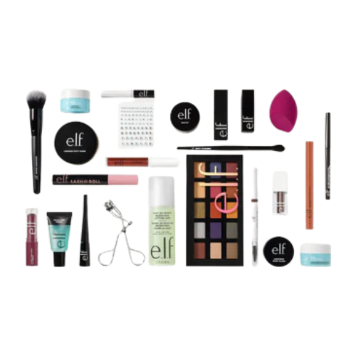e.l.f. Skincare Essentials & Festive Makeup