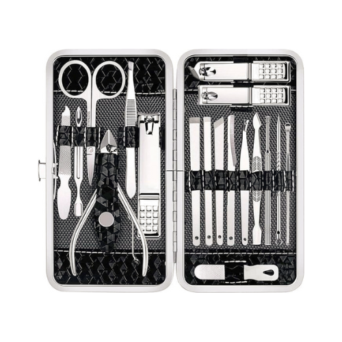 Manicure Pedicure Kit 18 Pieces Stainless Steel Professional Grooming Kit